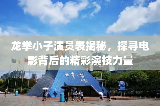 龙拳小子演员表揭秘，探寻电影背后的精彩演技力量