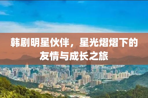 韩剧明星伙伴，星光熠熠下的友情与成长之旅