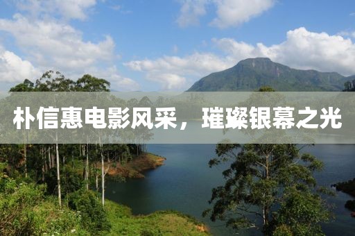 朴信惠电影风采，璀璨银幕之光