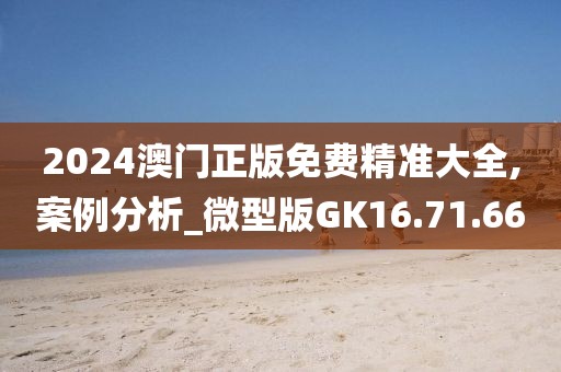 2024澳门正版免费精准大全,案例分析_微型版GK16.71.66