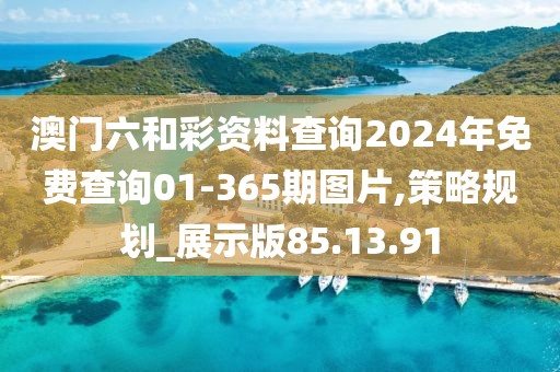 澳门六和彩资料查询2024年免费查询01-365期图片,策略规划_展示版85.13.91
