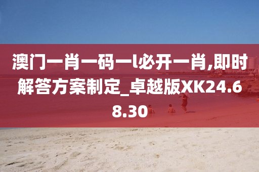澳门一肖一码一l必开一肖,即时解答方案制定_卓越版XK24.68.30