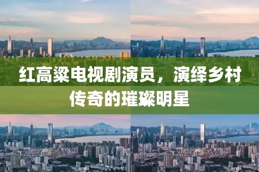 红高粱电视剧演员，演绎乡村传奇的璀璨明星