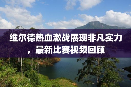 维尔德热血激战展现非凡实力，最新比赛视频回顾