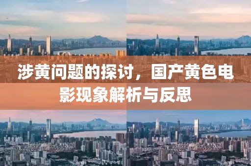 涉黄问题的探讨，国产黄色电影现象解析与反思