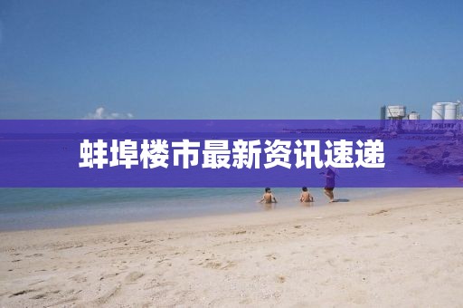 蚌埠楼市最新资讯速递