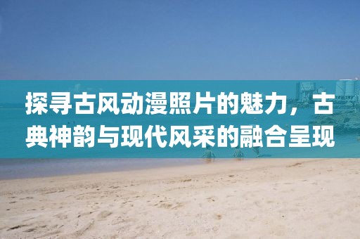 探寻古风动漫照片的魅力，古典神韵与现代风采的融合呈现