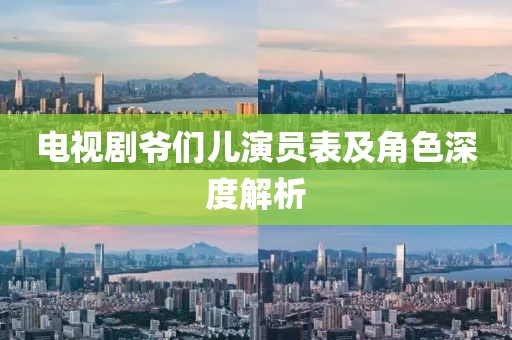 电视剧爷们儿演员表及角色深度解析