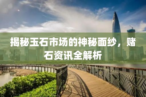 揭秘玉石市场的神秘面纱，赌石资讯全解析