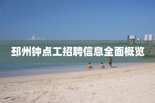 邳州钟点工招聘信息全面概览