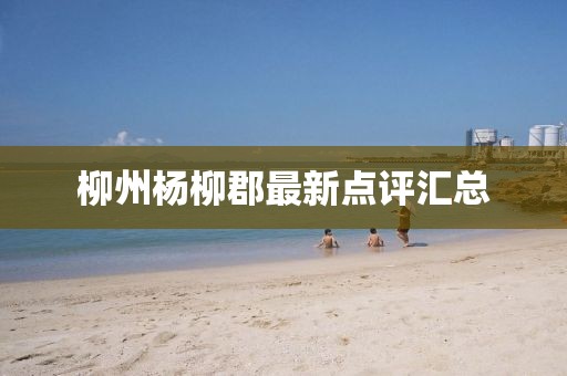 柳州杨柳郡最新点评汇总