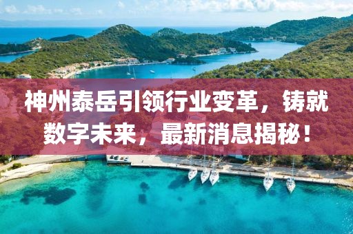 神州泰岳引领行业变革，铸就数字未来，最新消息揭秘！