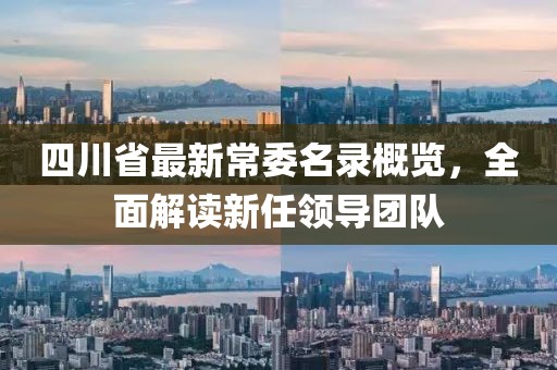 四川省最新常委名录概览，全面解读新任领导团队
