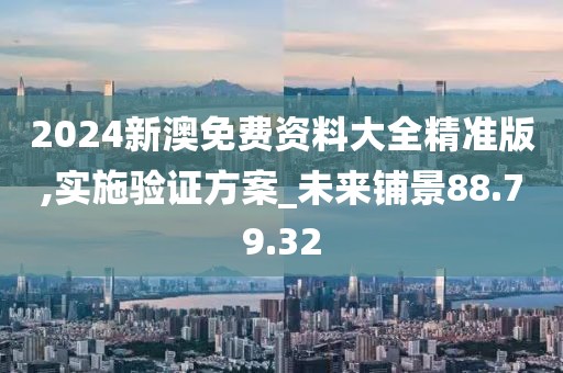 2024新澳免费资料大全精准版,实施验证方案_未来铺景88.79.32