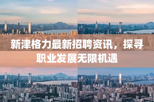 新津格力最新招聘资讯，探寻职业发展无限机遇