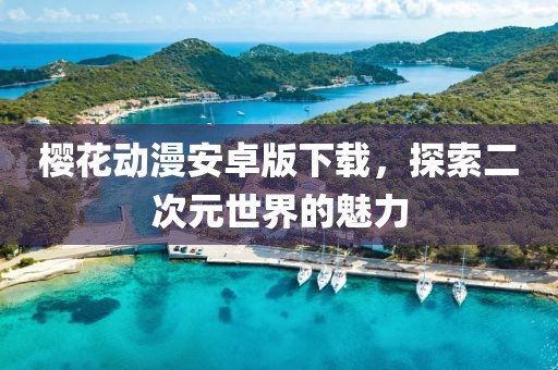 樱花动漫安卓版下载，探索二次元世界的魅力