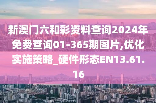 新澳门六和彩资料查询2024年免费查询01-365期图片,优化实施策略_硬件形态EN13.61.16