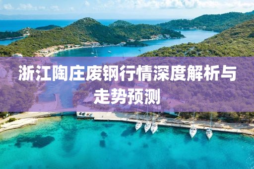 浙江陶庄废钢行情深度解析与走势预测