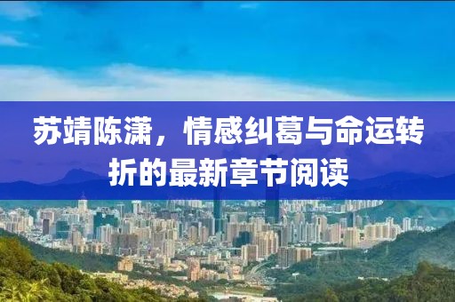 苏靖陈潇，情感纠葛与命运转折的最新章节阅读