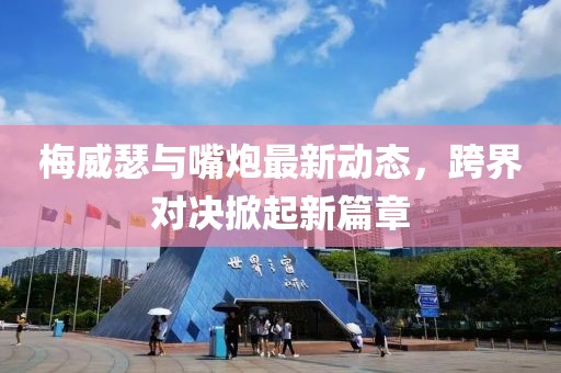 梅威瑟与嘴炮最新动态，跨界对决掀起新篇章