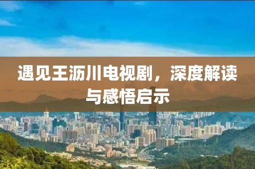 遇见王沥川电视剧，深度解读与感悟启示
