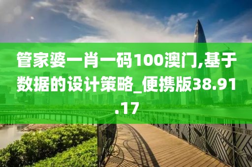 管家婆一肖一码100澳门,基于数据的设计策略_便携版38.91.17