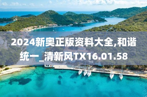 2024新奥正版资料大全,和谐统一_清新风TX16.01.58