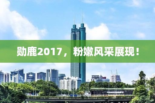 勋鹿2017，粉嫩风采展现！