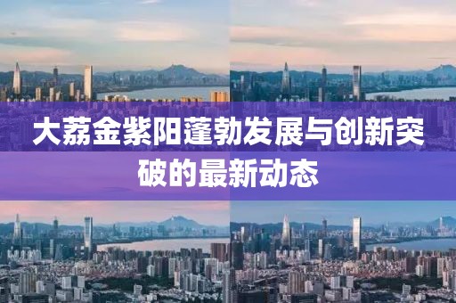 大荔金紫阳蓬勃发展与创新突破的最新动态