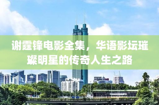 谢霆锋电影全集，华语影坛璀璨明星的传奇人生之路