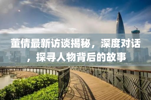 董倩最新访谈揭秘，深度对话，探寻人物背后的故事