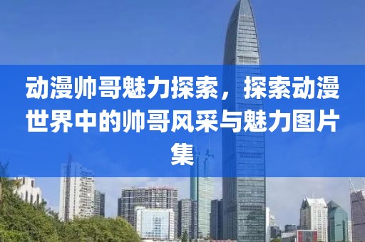 动漫帅哥魅力探索，探索动漫世界中的帅哥风采与魅力图片集