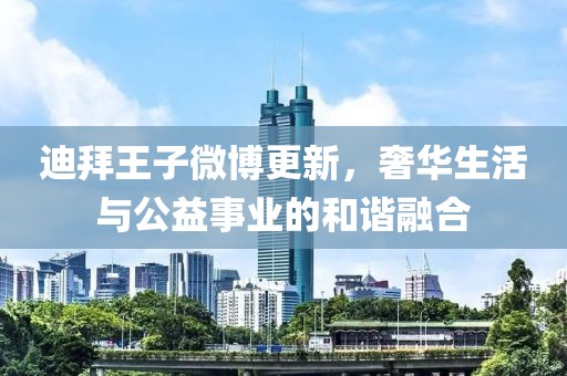 迪拜王子微博更新，奢华生活与公益事业的和谐融合
