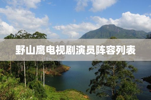 野山鹰电视剧演员阵容列表