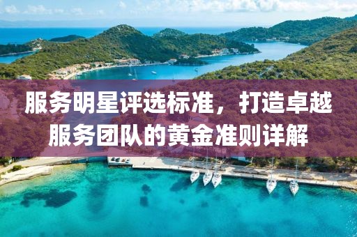 服务明星评选标准，打造卓越服务团队的黄金准则详解