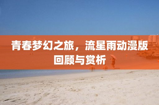 青春梦幻之旅，流星雨动漫版回顾与赏析