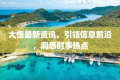 大悟最新资讯，引领信息前沿，洞悉时事热点