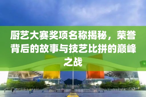 厨艺大赛奖项名称揭秘，荣誉背后的故事与技艺比拼的巅峰之战