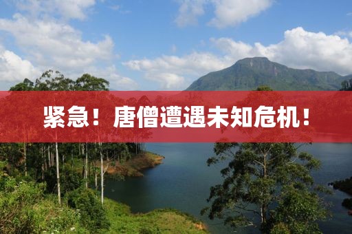 紧急！唐僧遭遇未知危机！