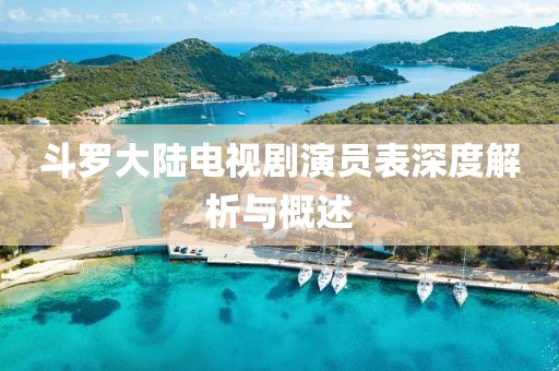 斗罗大陆电视剧演员表深度解析与概述