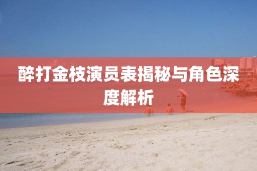 醉打金枝演员表揭秘与角色深度解析