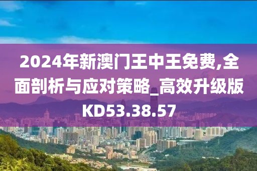 2024年新澳门王中王免费,全面剖析与应对策略_高效升级版KD53.38.57