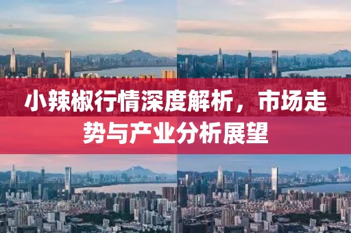小辣椒行情深度解析，市场走势与产业分析展望