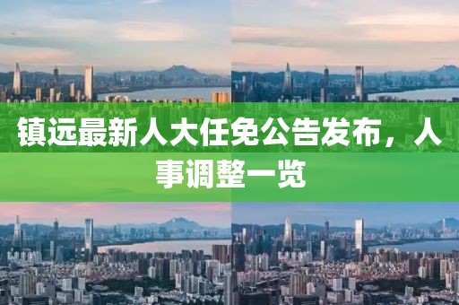 镇远最新人大任免公告发布，人事调整一览