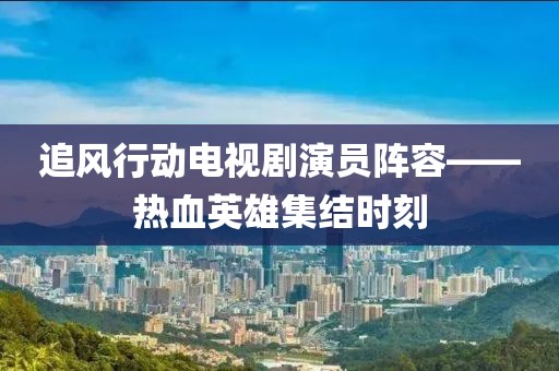 追风行动电视剧演员阵容——热血英雄集结时刻