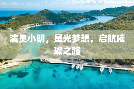 演员小明，星光梦想，启航璀璨之路