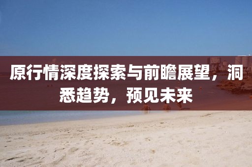 原行情深度探索与前瞻展望，洞悉趋势，预见未来