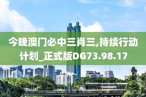 今晚澳门必中三肖三,持续行动计划_正式版DG73.98.17