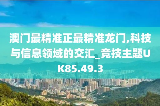 澳门最精准正最精准龙门,科技与信息领域的交汇_竞技主题UK85.49.3