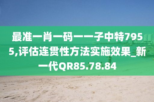 最准一肖一码一一子中特7955,评估连贯性方法实施效果_新一代QR85.78.84